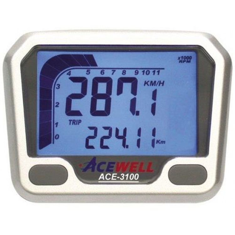 Acewell ACE-3100 Speedo Rev Gauge